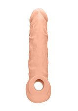 RealRock Lifelike Penis Sleeve 8 Inch Flesh