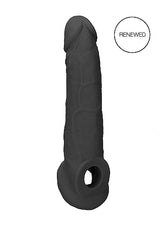 RealRock Lifelike Penis Sleeve 9 Inch Black