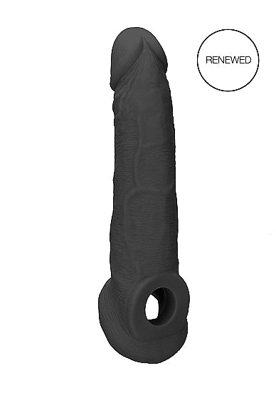 RealRock Lifelike Penis Sleeve 9 Inch Black