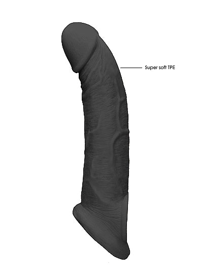 RealRock Lifelike Penis Sleeve 9 Inch Black