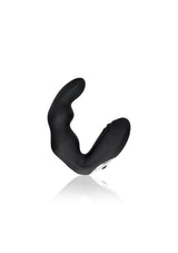 OUCH Silicone Bent Vibrating Prostate Massager Black