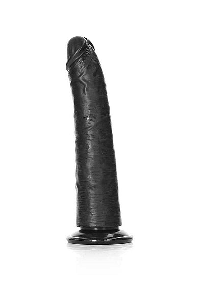 RealRock Slim Realistic Dildo 7 Inch Black