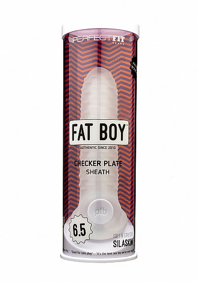 Perfect Fit Fat Boy Checker Plate Sheath 6.5 Inch