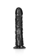 RealRock Curved Realistic Dildo 7 Inch Black