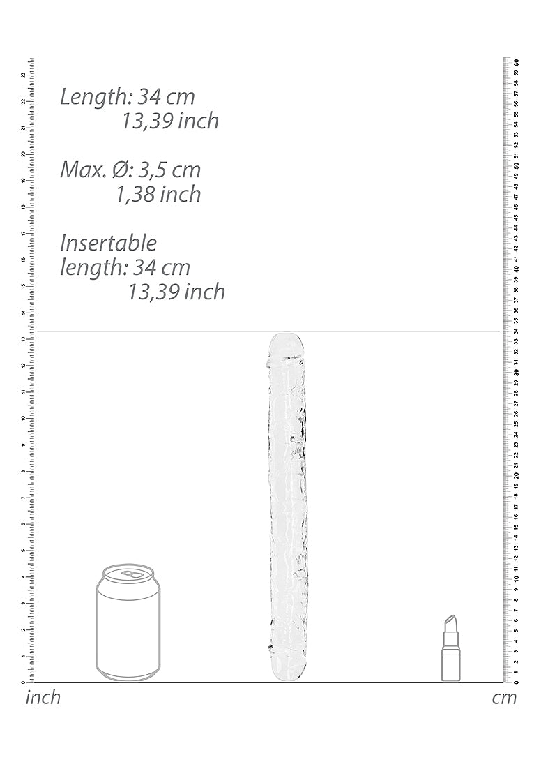 RealRock Crystal Clear Dong 13 Inch