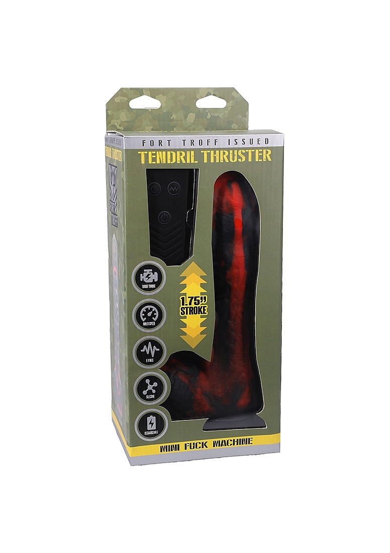 Fort Troff Tendrill Thruster Mini Fuck Machine Red Swirl