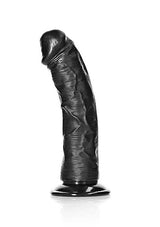 RealRock Curved Realistic Dildo 6 Inch Black