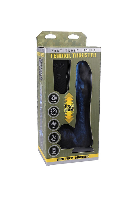 Fort Troff Tendrill Thruster Mini Fuck Machine Blue Swirl