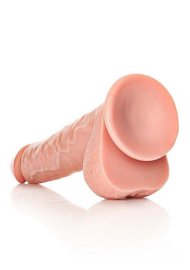 RealRock Straight Realistic Dildo with Balls 12 Inch Light