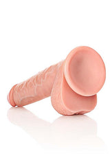 RealRock Straight Realistic Dildo with Balls 11 Inch Light