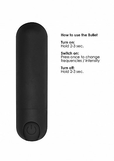 BGT 10 Speed Rechargeable Bullet Black