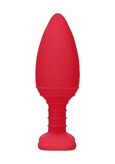 Elegance Heating Anal Butt Plug Glow Red