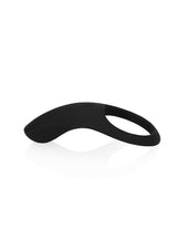 LovelineSilicone Teardrop Vibrating Cock Ring Black