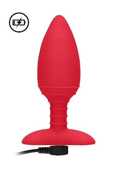 Elegance Heating Anal Butt Plug Glow Red