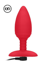 Elegance Heating Anal Butt Plug Glow Red