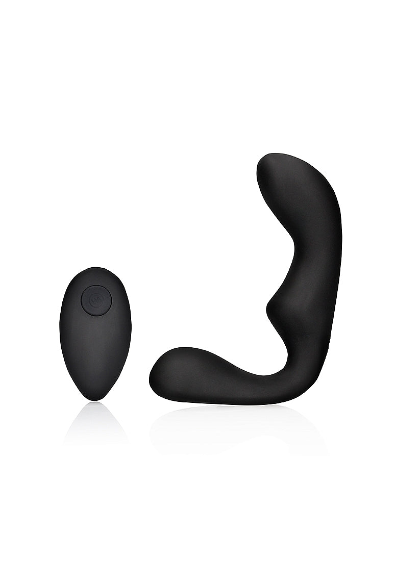 OUCH Silicone Pointed Vibrating Prostate Massager Black