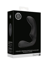 OUCH Silicone Pointed Vibrating Prostate Massager Black