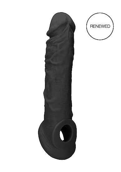 RealRock Lifelike Penis Sleeve 8 Inch Black