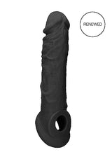 RealRock Lifelike Penis Sleeve 8 Inch Black