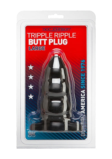 Doc Johnson Tripple Ripple Butt Plug Medium 5 Inch