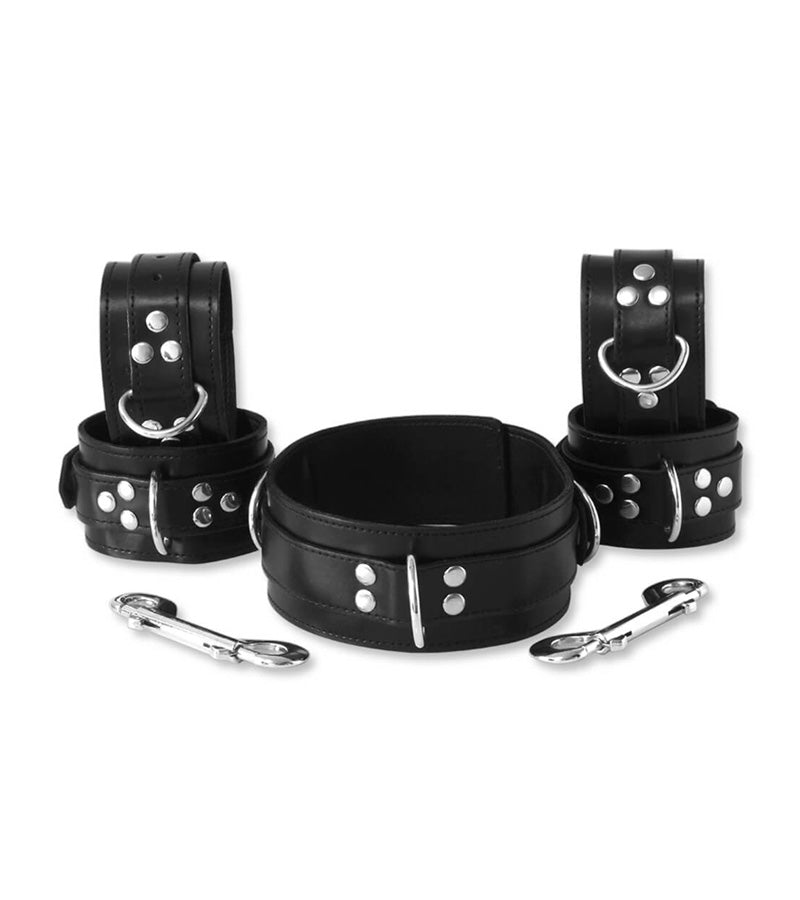 ruff GEAR 5 Piece Leather Bondage Set