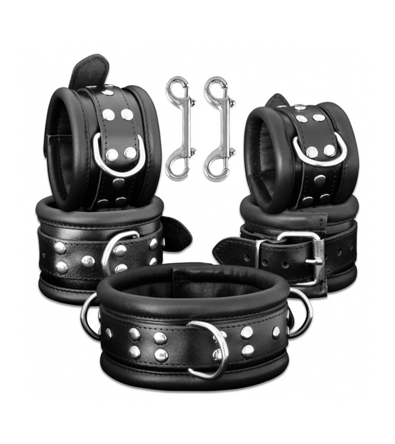 ruff GEAR Hardcore 5 Piece Leather Bondage Set