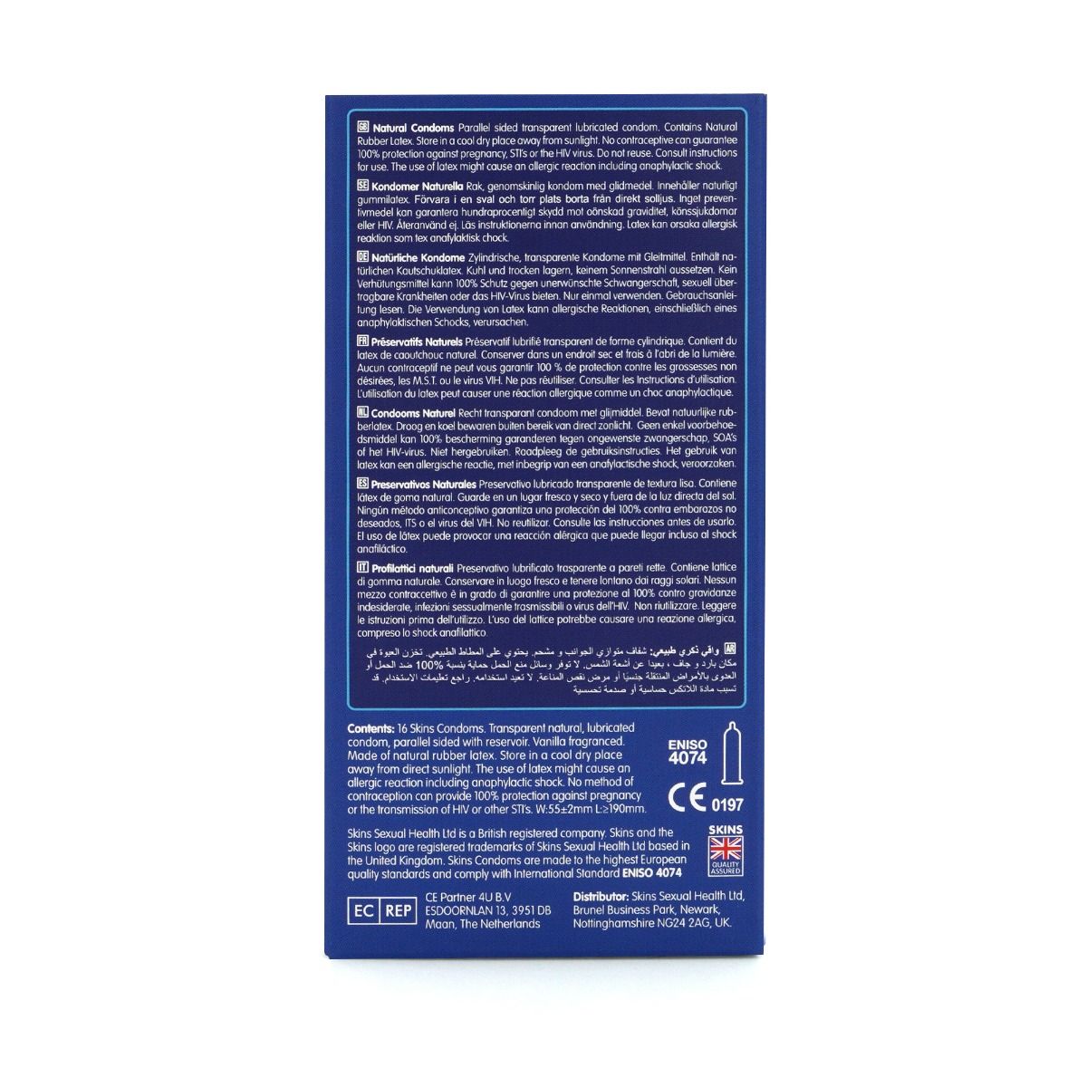 Skins Natural Condoms 16 Pack