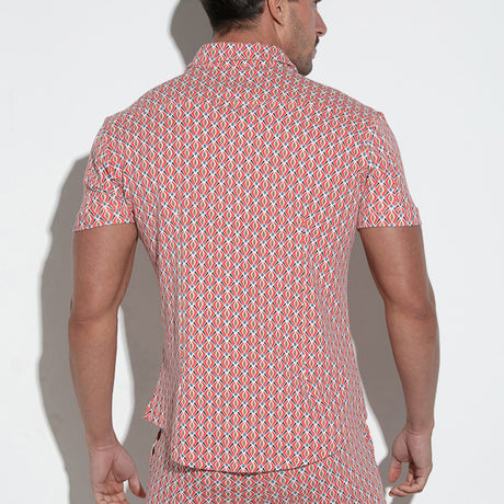 Code 22 Slim Fit Shirt Coral