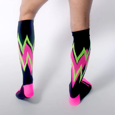 AssTricks Prismatica Socks Black Neon