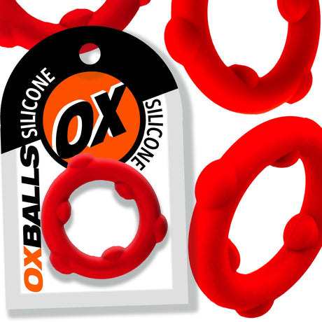 Oxballs Spinner Cock Ring Red