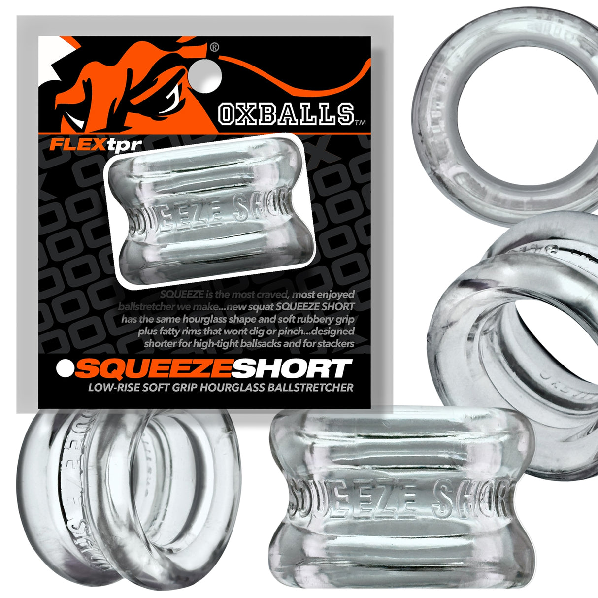 Oxballs Squeeze Short Ball Stretcher Clear