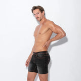 Code 22 Stretch Denim 5 Pocket Short Black