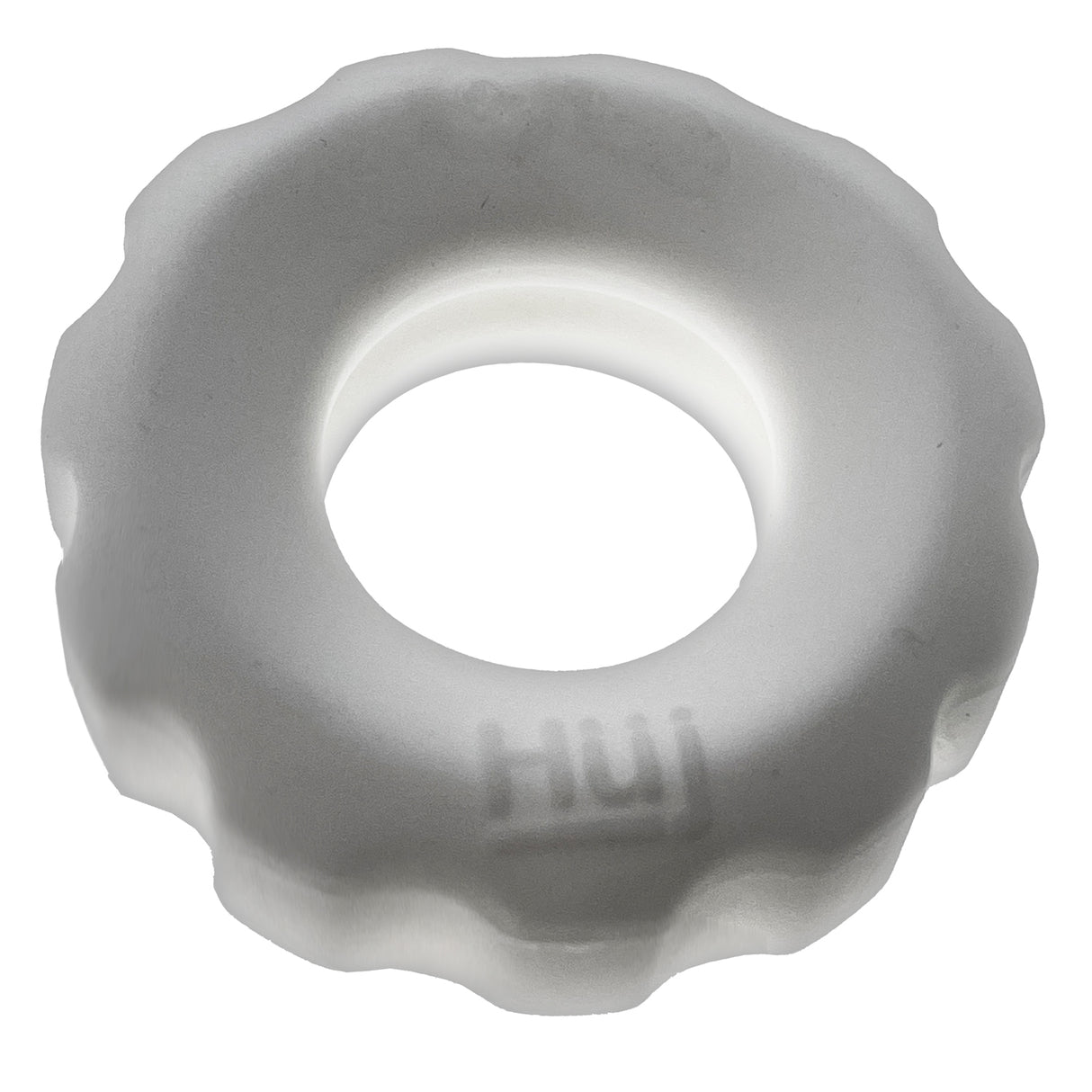Hunkyjunk Super HUJ Cock Ring 3 Pack White Ice