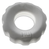 Hunkyjunk Super HUJ Cock Ring 3 Pack White Ice