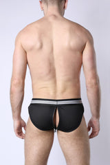 Cellblock 13 Take Down Zipper Brief Grey