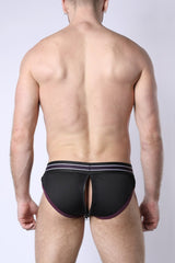 Cellblock 13 Take Down Zipper Brief Purple