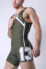 Cellblock 13 Take Down Singlet Jock Green