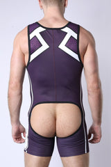 Cellblock 13 Take Down Singlet Jock Purple