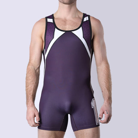 Cellblock 13 Take Down Singlet Jock Purple