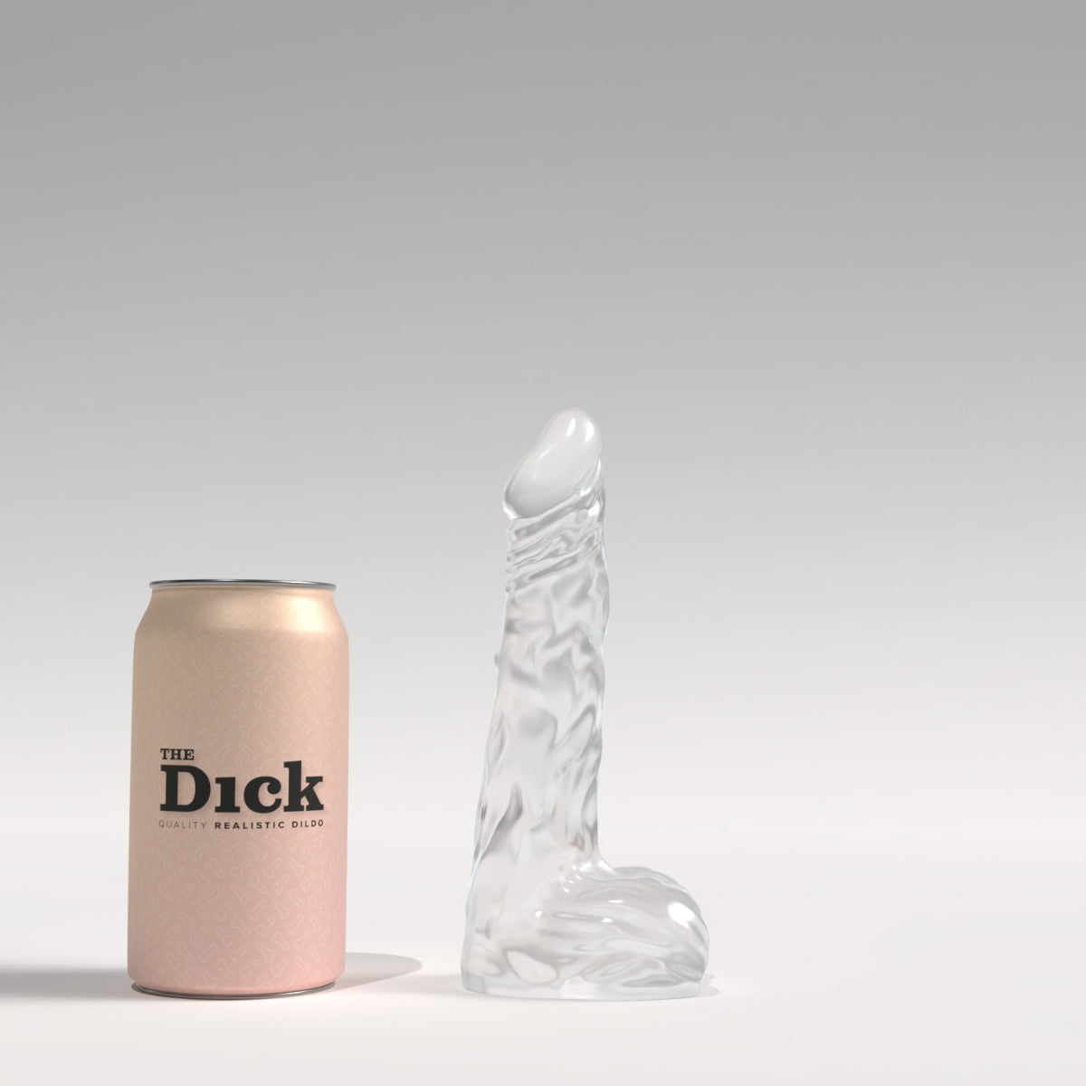 The Dick Chasten Dildo 7 Inch Clear