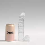 The Dick Rocky Dildo 8.5 Inch Clear