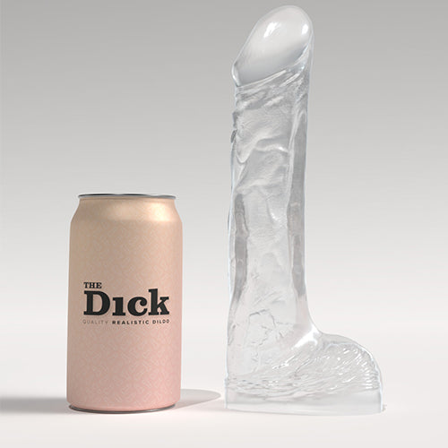 The Dick Lorenzo Dildo 9.5 Inch Clear