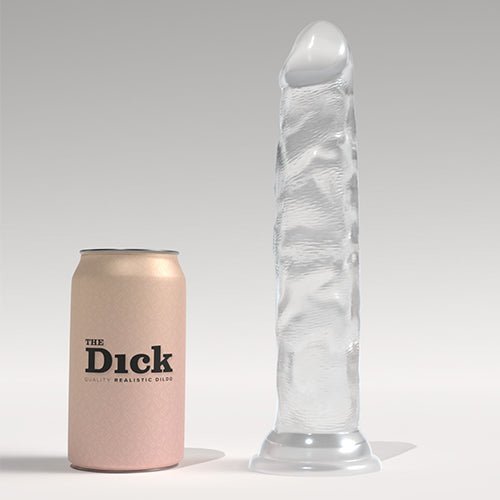 The Dick Dante Dildo 10.25 Inch Clear