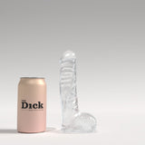 The Dick Erik Dildo 8 Inch Clear