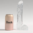 The Dick Lorenzo Dildo 9.5 Inch Clear