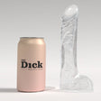 The Dick Richard Dildo 7.25 Inch Clear