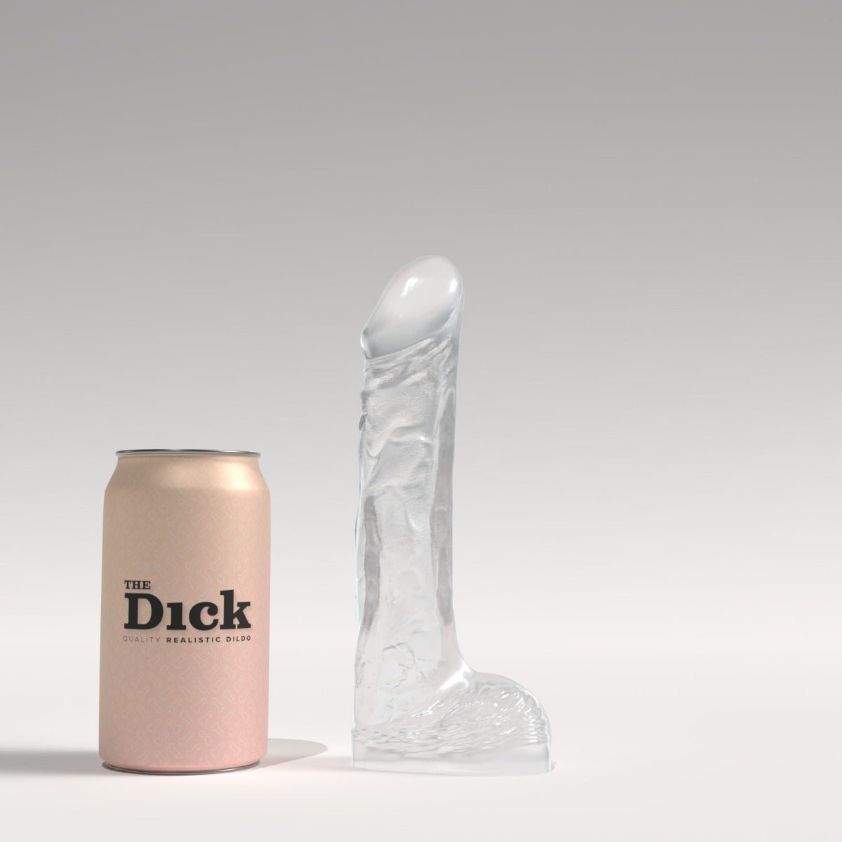 The Dick Richard Dildo 7.25 Inch Clear