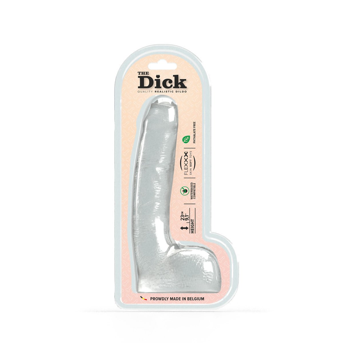 The Dick Romeo Dildo 9 Inch Clear