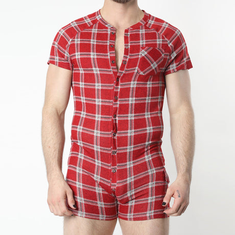 Timoteo Aspen Union Suit Red