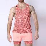 Timoteo Letterman Tank Top Pink